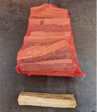PALETTE SAC ROUGE DE BOIS DE HÊTRE PIZZERIA 25 KG