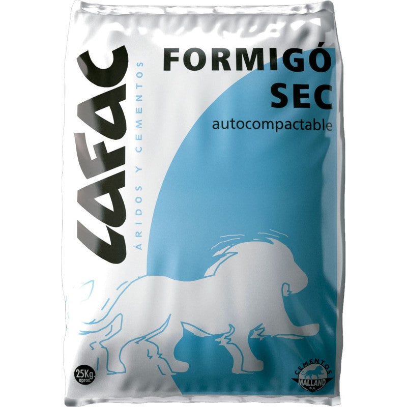PALET HORMIGON SECO AUTOCOMPACTABLE H25 / AR12 (56 sacos por palet)