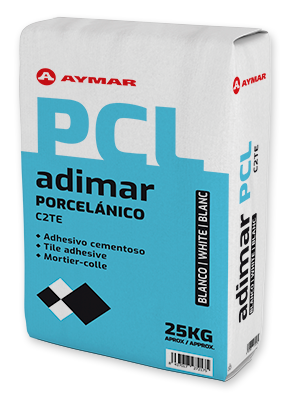 PALET COLA PORECELANICA GRIS C2TE (56 sacos por palet)