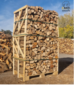 PALETTE DE BOIS DE CHAUFFAGE EN CHÊNE VERT (40 CM) - 1.500 KG -